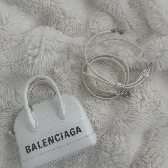 Balenciaga Handbags - Balenciaga White Mini Bag